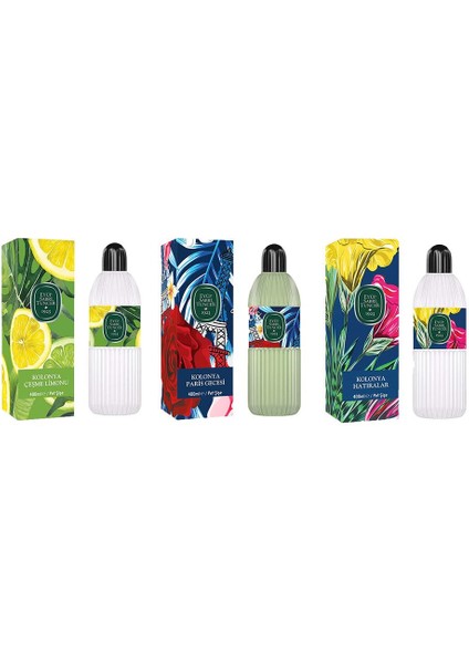 Kolonya Çeşme Limonu, Paris Gecesi ve Hatıralar Pet Şişe 400 ml