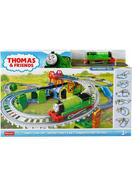 Trackmaster Percy Büyük Macera Oyun Seti, Motorlu Trenli, 6 Farklı Kurulum, Percy Oyuncak Tren, Mağara, Köprü Ve Tünel Parçaları Dahil Gbn45