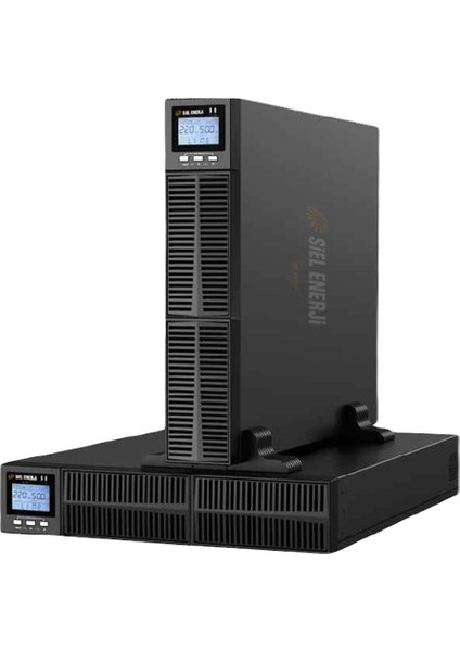 Srt 11 Model 1 Kva Rack Tower Online Ups 3*7 Ah Akü 5/15 Dakika Kesintisiz Güç Kaynağı