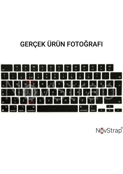 Apple MacBook Pro 2021 M1 16.2 Inc A2485 Uyumlu Parlak Kılıf + Siyah Klavye Kılıfı + Film