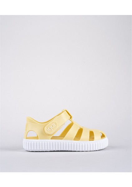 S10289 Nıco Çocuk Sandalet Vanilya