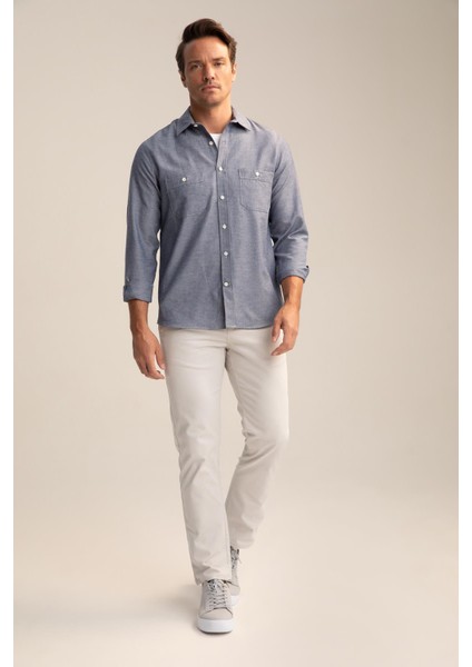Regular Fit Uzun Kollu Gömlek X8949AZ22AU