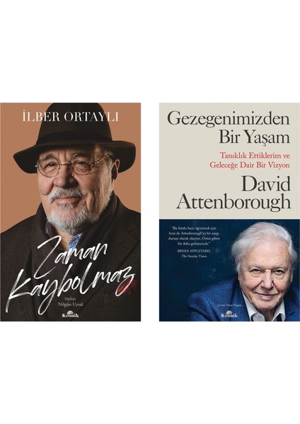 Zaman Kaybolmaz - Gezegenimizden Bir Yaşam - 2 Kitap