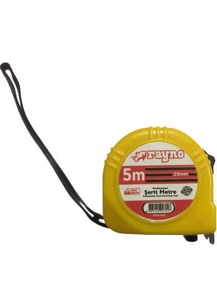 Şerit Metre 5 Metre x 25 Mm.