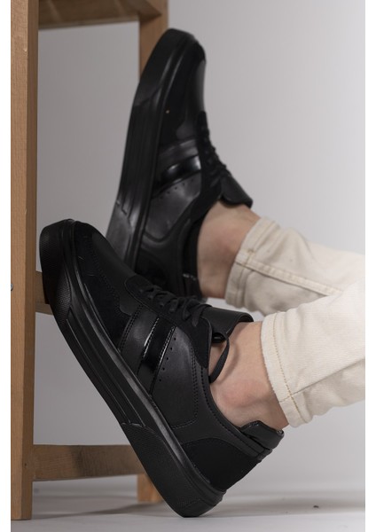 Siyah Siyah Erkek Sneaker 0012453
