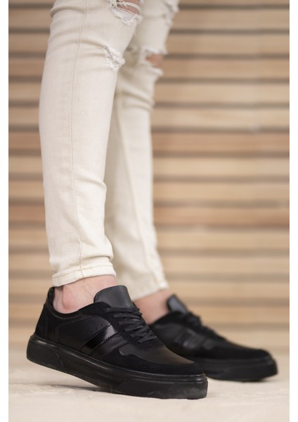 Siyah Siyah Erkek Sneaker 0012453
