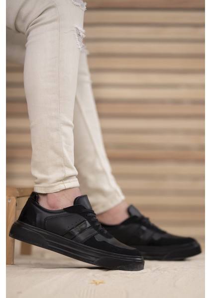 Siyah Siyah Erkek Sneaker 0012453