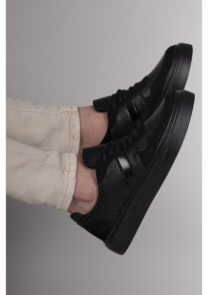 Siyah Siyah Erkek Sneaker 0012453