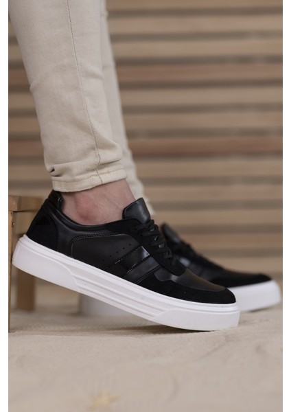 Siyah Beyaz Erkek Sneaker 0012453 fiyatları