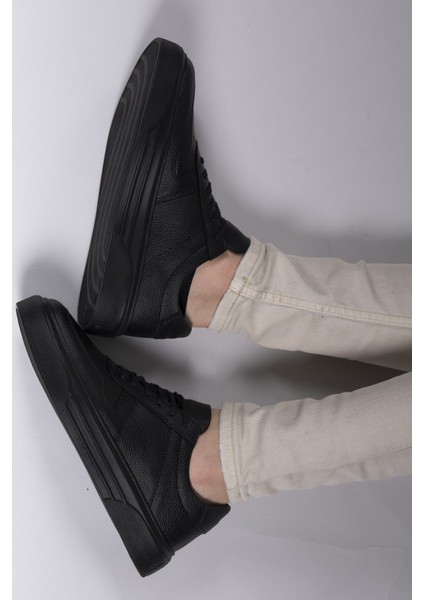 Siyah Siyah Erkek Sneaker 0012209