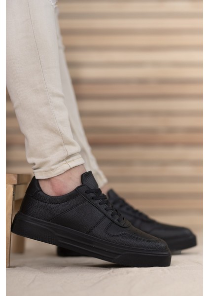 Siyah Siyah Erkek Sneaker 0012209