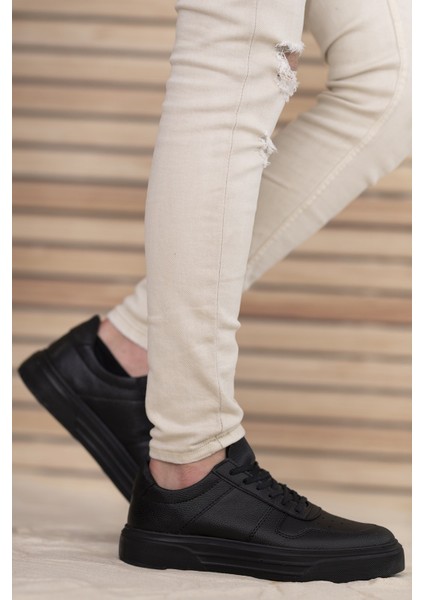 Siyah Siyah Erkek Sneaker 0012209