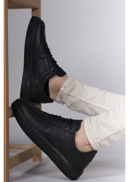Siyah Siyah Erkek Sneaker 0012209