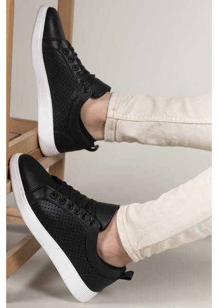 Siyah Beyaz Unisex Sneaker 0012957