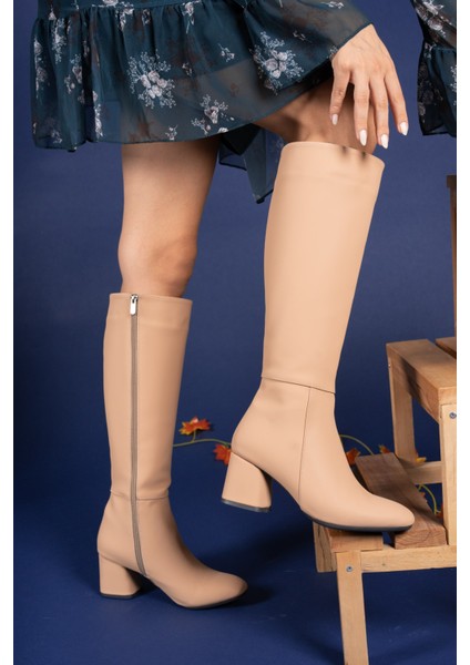 Extra Mat Nude Kadın Çizme 0012815Y modelleri