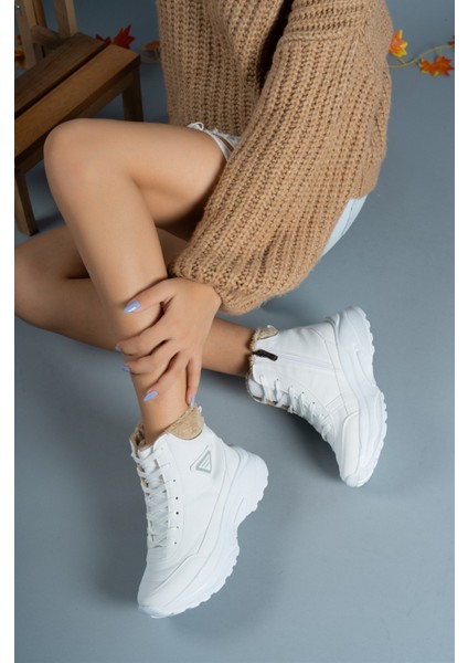 Beyaz Unisex Bot 0012123