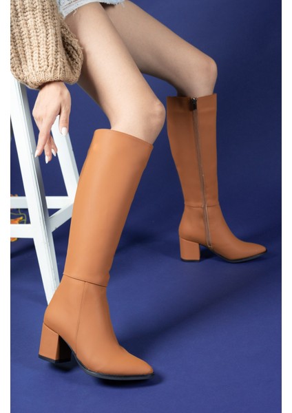 Extra Mat Taba Renk Kadın Çizme – Şık ve Rahat Tasarım, Günlük Kullanıma Uygun Model 0012816S modelleri