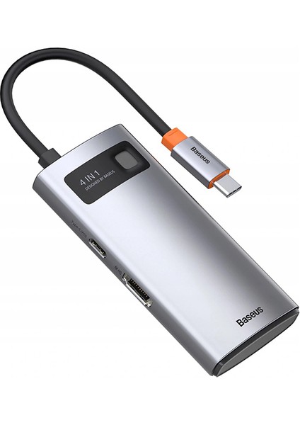 Metal Gleam Series 4in1 Type-C Hub Adaptör Çoklayıcı