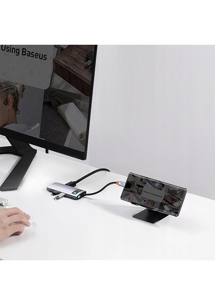 Metal Gleam Series 4in1 Type-C Hub Adaptör Çoklayıcı indirimleri