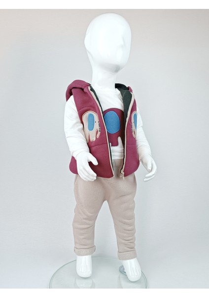 Unisex Yelekli 3'lü Takim