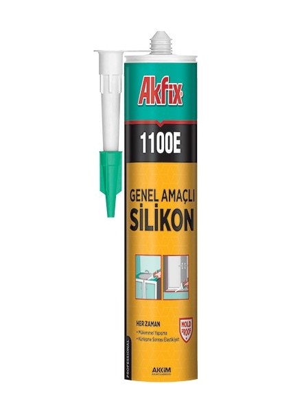 1100E Genel Amaçlı Silikon Beyaz