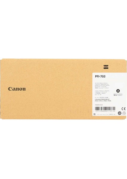 Canon PFI-703BK Siyah Orjinal Kartuş