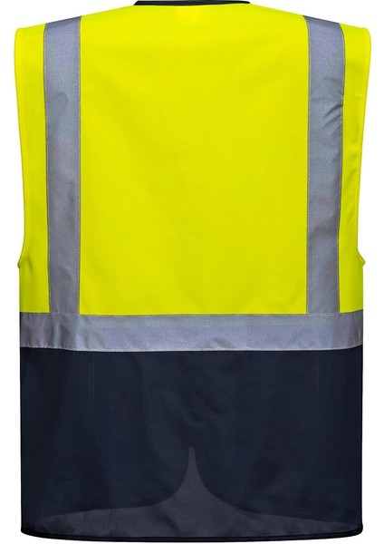 Motorsiklet Reflektörlü Yelek ( Cepli )