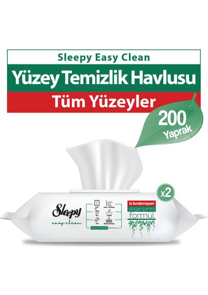 Easy Clean Yüzey Temizlik Havlusu 200 Yaprak