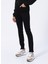 Yüksek Bel Dar Paça Skinny Fit Siyah Kadın Denim Pantolon W2YA46D4PZ1CBL1 3