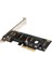 4446 Pci-E Express 3.0 X4 To Nvme SSD M.2 M Key Kart 2