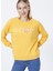 Baskılı Hardal Kadın Sweatshirt 22K0573K1 1
