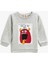 Baskılı Bebek Gri Sweatshirt 3WMB10056TK 1