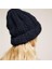 Kadınlar Için Kış Şapkalar Faux Kürk Kız Sıcak Beanie Katı Renk Moda Bonnet Kalın Yün Örme Şapka Açık Şapka 2