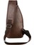 Moda Erkekler Göğüs Çantası Casual Crossbody Omuz Çantası (Siyah) 3