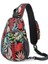 Sling Çanta Göğüs Omuz Sırt Çantası Erkekler Kadınlar Için Su Geçirmez Crossbody Çanta (Kırmızı) 1