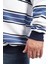 Mocgrande Büyük Beden Erkek Polo Yaka Selanik Sweatshirt 22405-INDIGO 3
