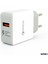 X77 Usba Quick Charger 3.0 Usba To Lightning Kablolu Hızlı Şarj Aleti Set 4