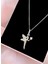 Alâ Silver Jewellery Taşlı Peri Tasarım 925 Ayar Gümüş Kolye 2
