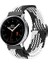 Samsung Galaxy Watch Gear S2 Kordon Örgü Tokalı Gökkuşağı Renkli Kumaş Bileklik (20MM ) 1
