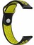 Amazfit Pace Için Delikli Silikon Kordon Kayış Siyah Sarı 1