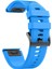 Garmin Fenix 6 - 6 Pro - 6 Sapphire Için Quick Fit Özellikli Silikon Kordon Mavi 1
