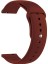 Amazfit Gtr 42 Için Silikon Kordon Kayış Bordo 1