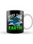 Love The Earth Hipster Cute Hippie Mother Earth Kupa Bardak Porselen 1