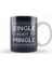 Single And Ready To Mingle Christmas Knit Pattern Kupa Bardak Porselen 1