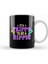 Cute It's Trippy To Be A Hippie Festival Hipster Kupa Bardak Porselen 1