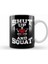 Shut Up And Squat No Excuses Funny Gym Lifting Kupa Bardak Porselen 1