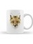 Geometric Animal Lion Kupa Bardak Porselen 1