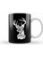 Retro Animal Stag Nvr Out Of Style White Kupa Bardak Porselen 1