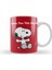 Snoopy Peanuts I Love You 01 Kupa Bardak Porselen 1