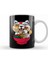 Kawaii Cat Ramen Bowl Funny Anime Noodles Kitty Kupa Bardak Porselen 1